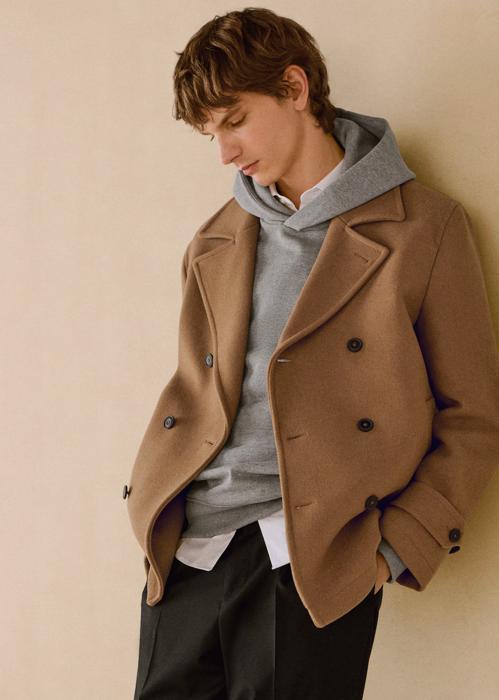 Hoodie cotton sweatshirt - Burgundy