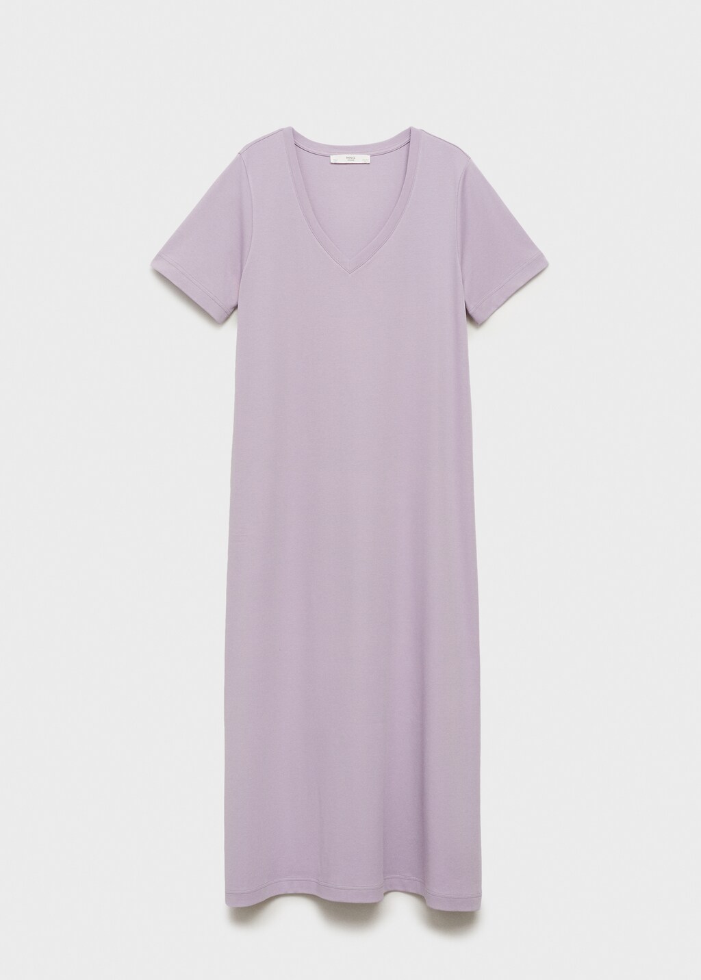 Plain cotton nightgown - Brown
