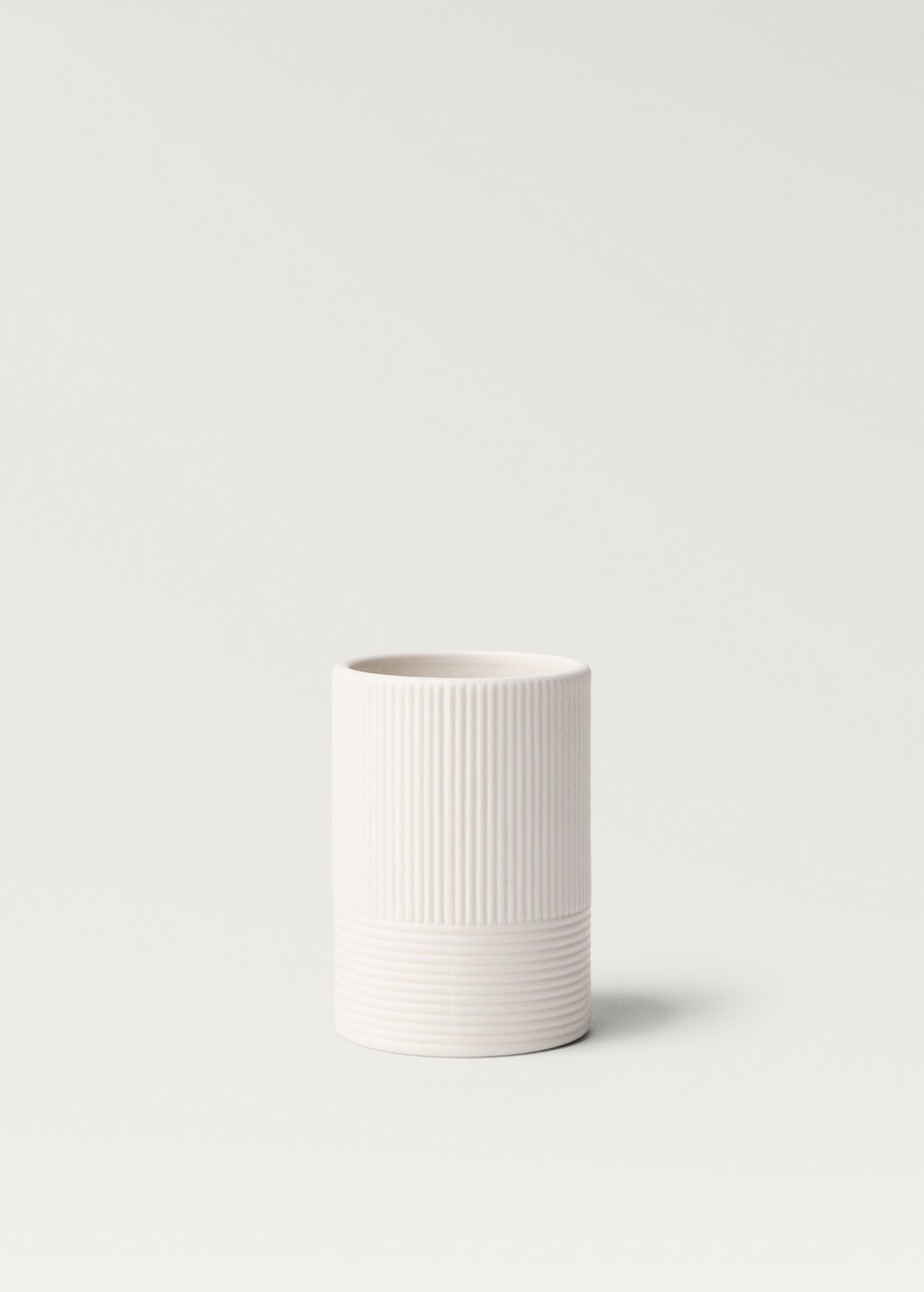 Brush holder white - White