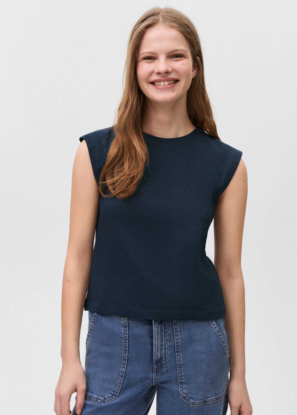 Pleated T-shirt - Off White