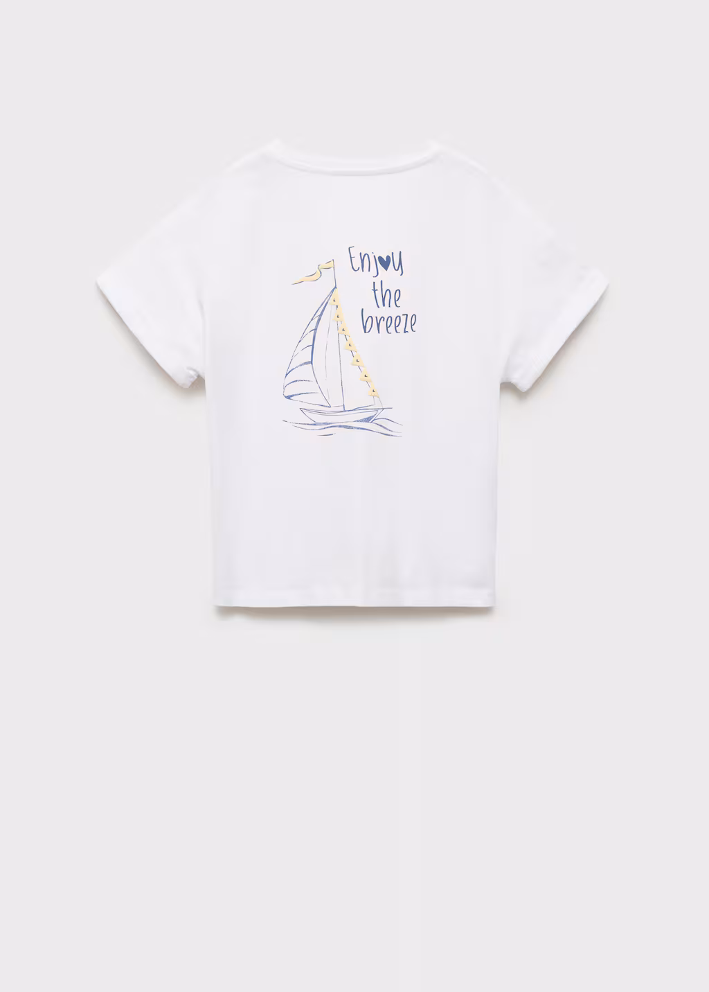Knot printed T-shirt - Off White