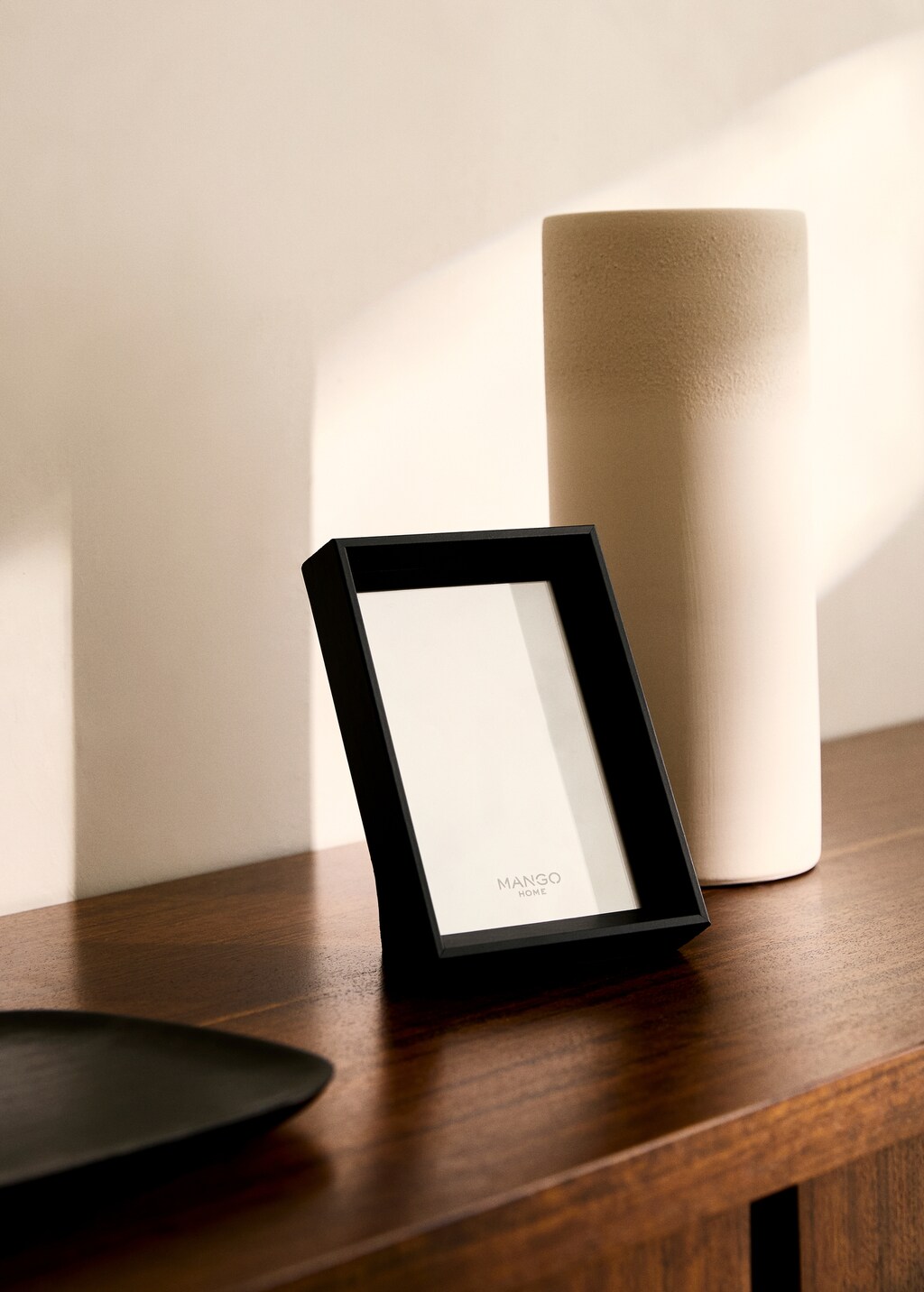 Small bevelled wood frame - Brown