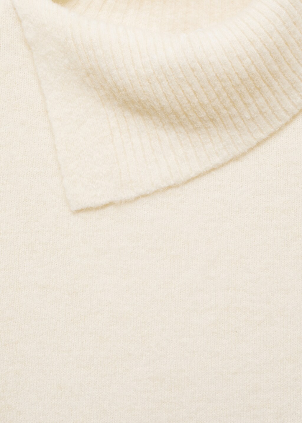 Sweater with wraparound lapel neck - Light/Pastel Grey