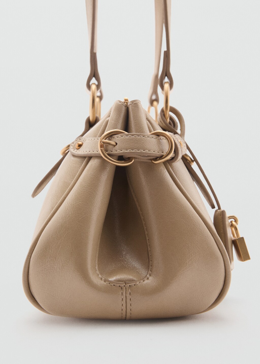 Double-handle bowling bag - Beige