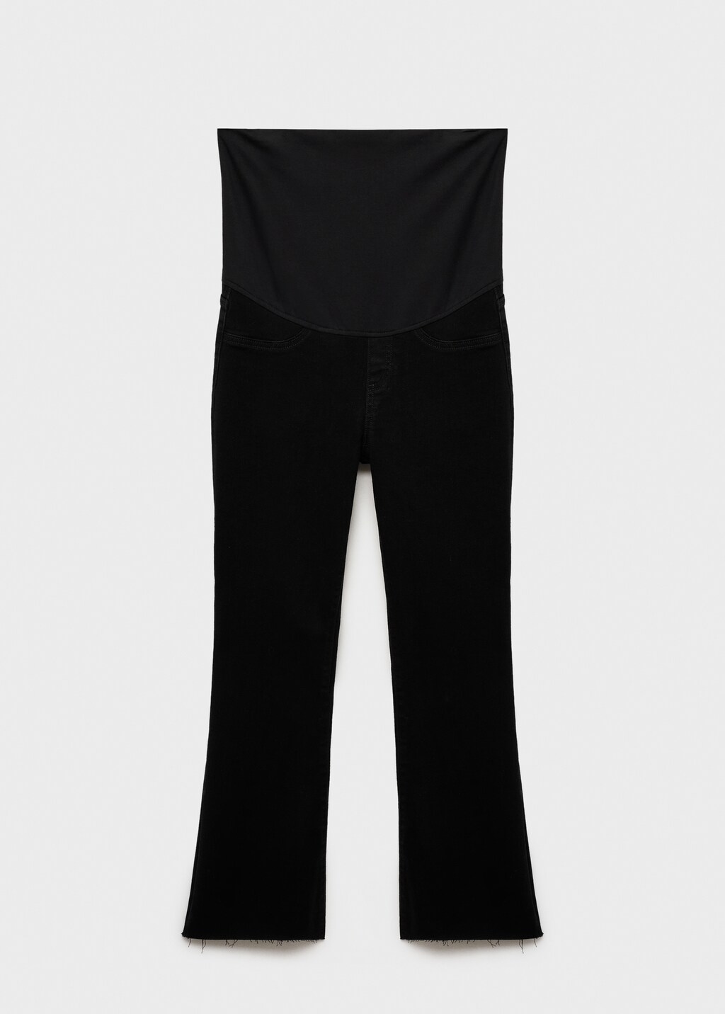 Maternity flared cropped jeans - Off White