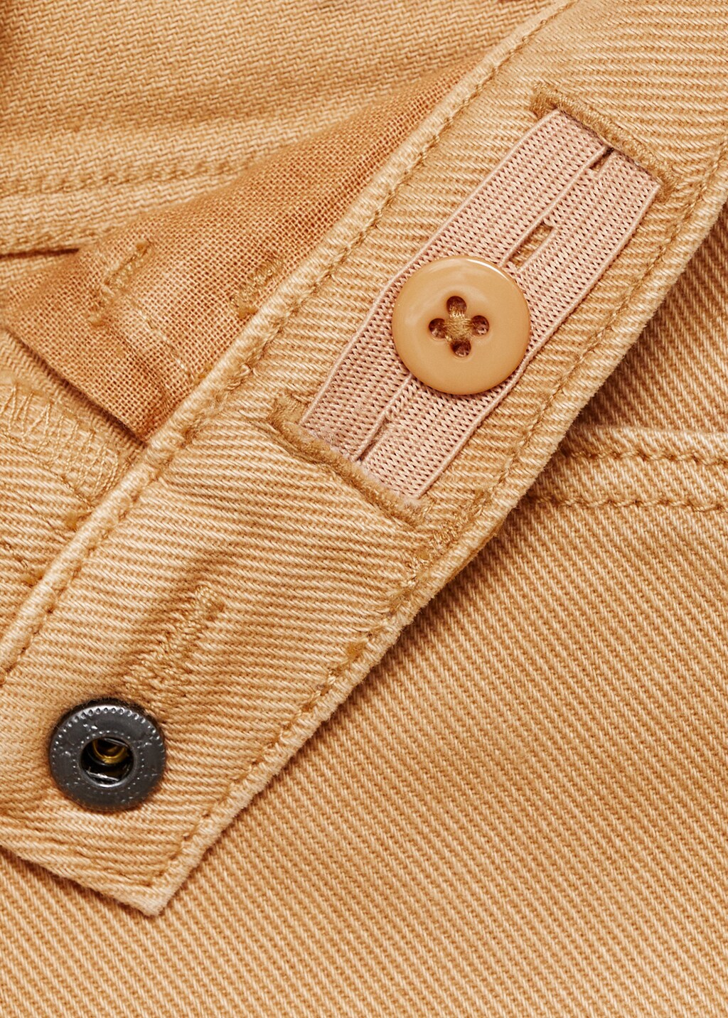 Skinny cotton trousers - Medium Brown