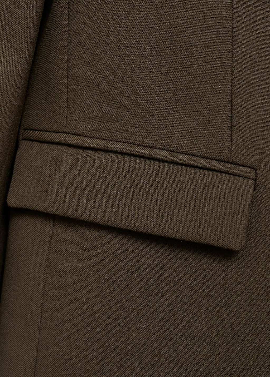 Straight-fit suit jacket - Khaki
