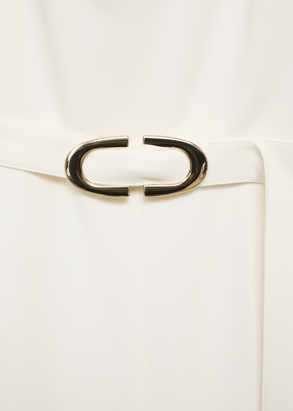 Belt long jumpsuit - Blue