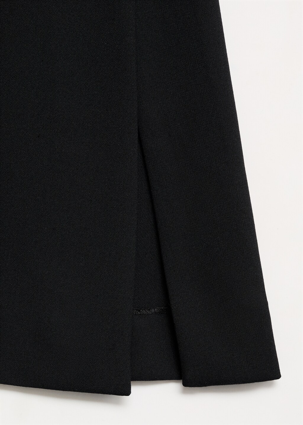 Maxi wideleg suit trousers - Black