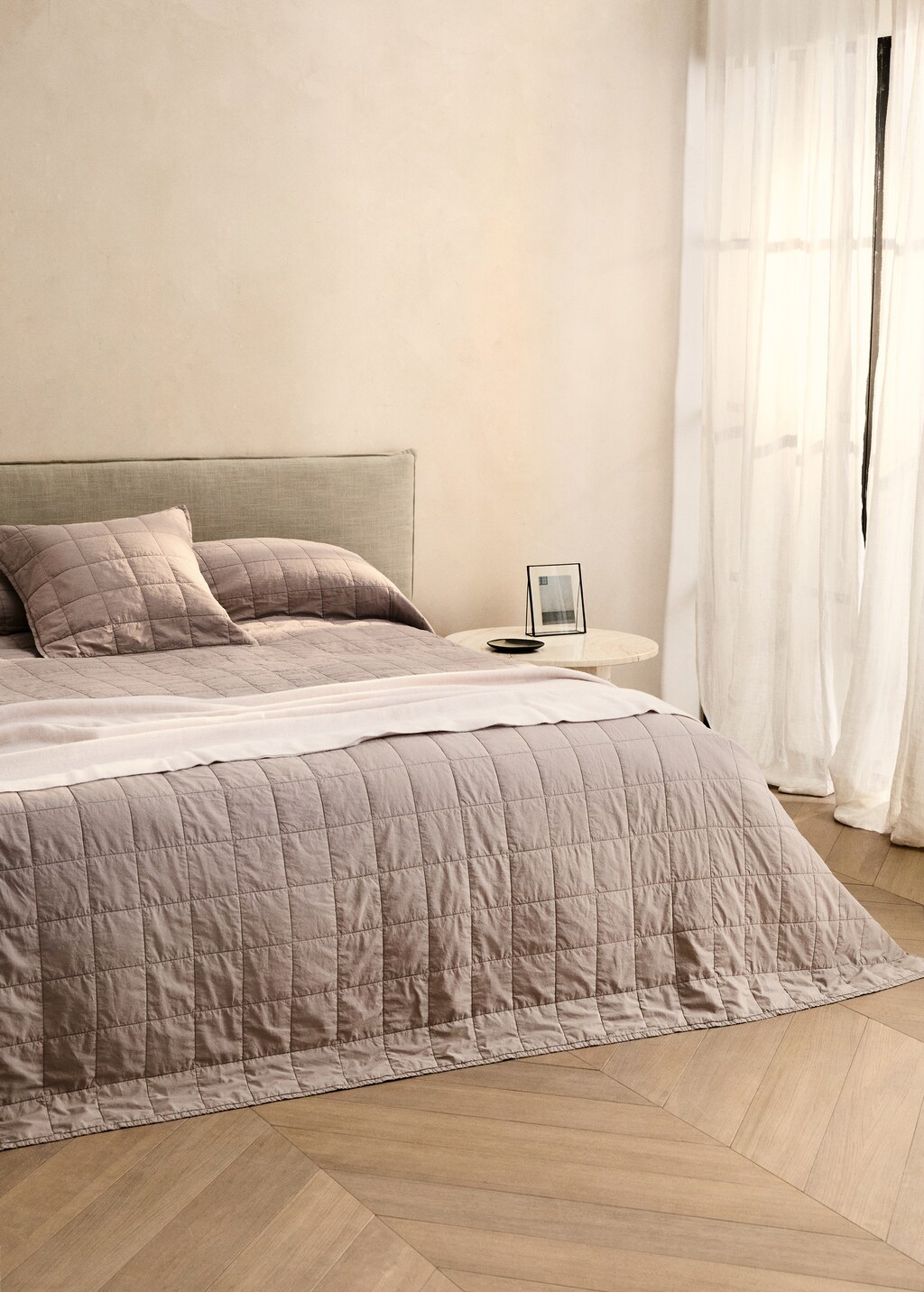 Quilt set marco - Light/Pastel Grey