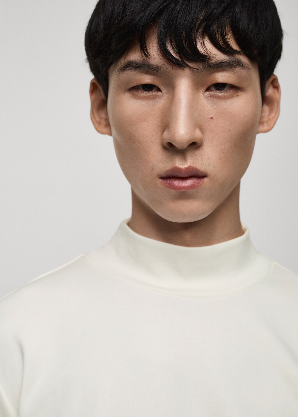 Perkins-neck long-sleeved t-shirt - Black