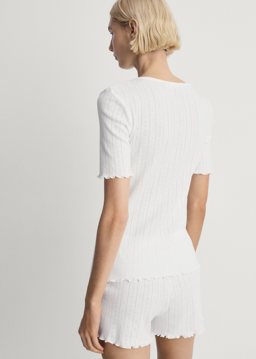 Pyjama t-shirt mana - White