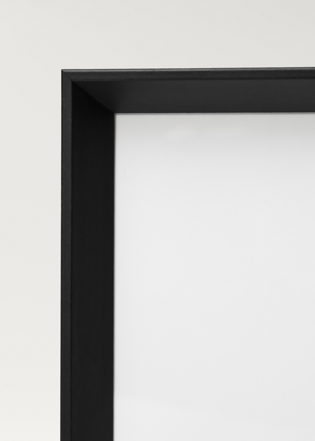 Large bevelled wood frame - Brown