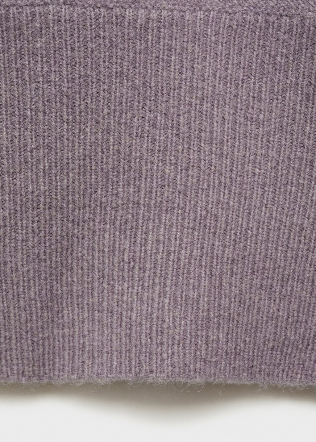 Asymmetrical wool-blend sweater - Light/Pastel Purple