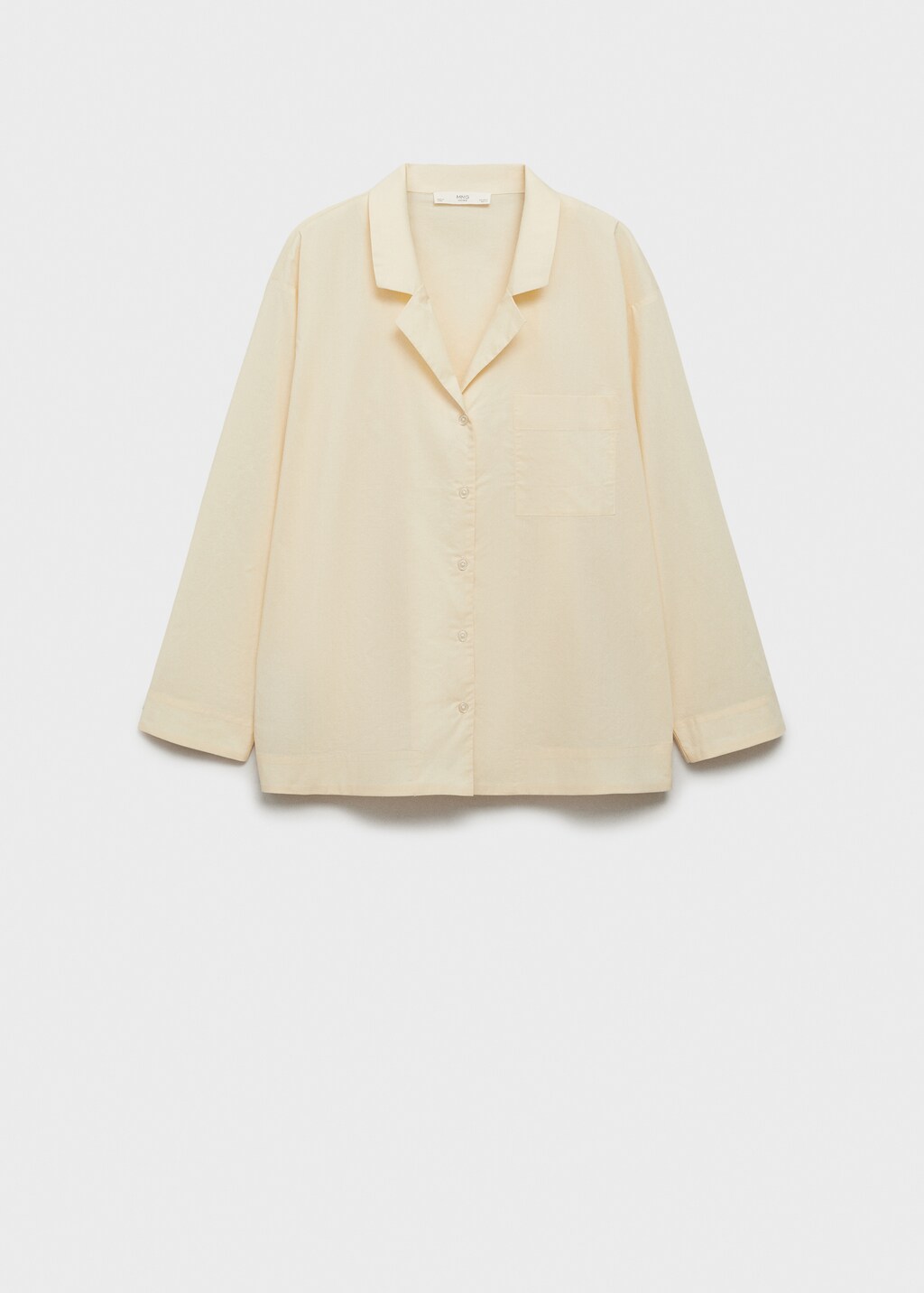 Garment-washed cotton shirt - Lilac