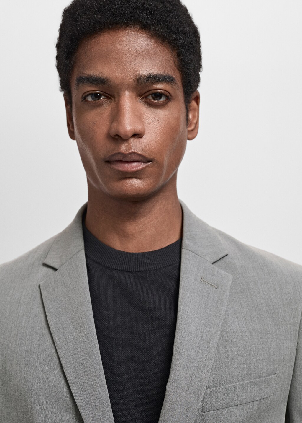 Super slim-fit suit jacket in stretch fabric - Ochre