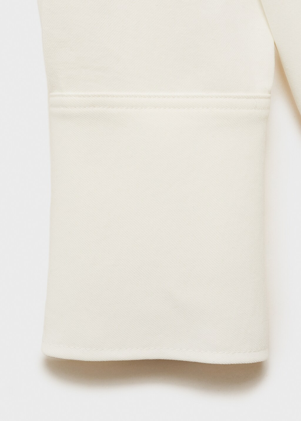 Buttoned flowy shirt - Off White