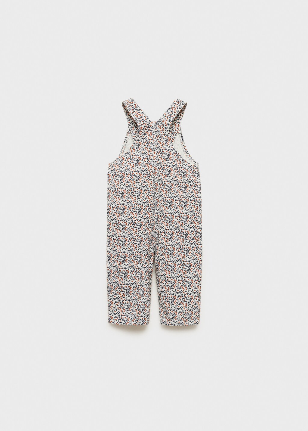 Soft long dungarees - Off White