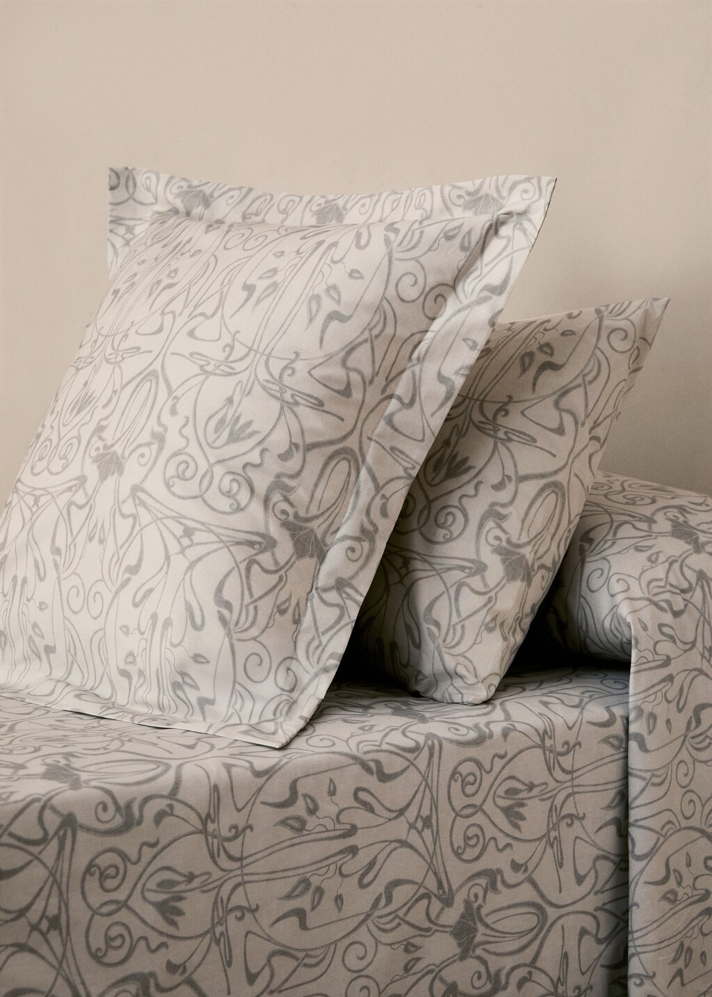 Set of pillow c medallon - Light/Pastel Grey