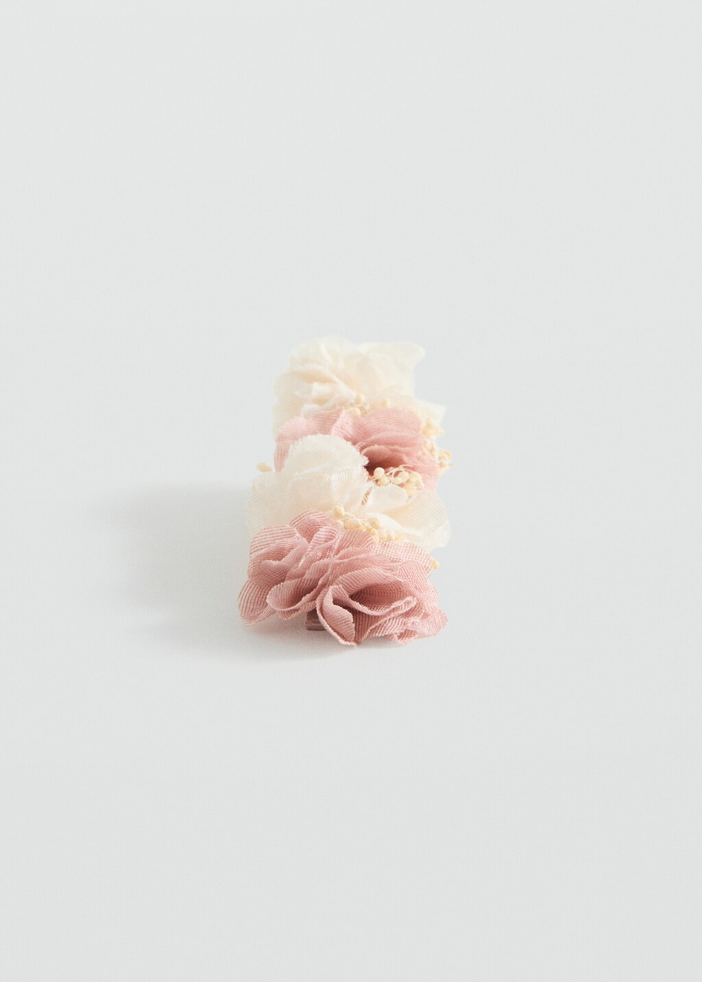 Floral clip - Pale Pink