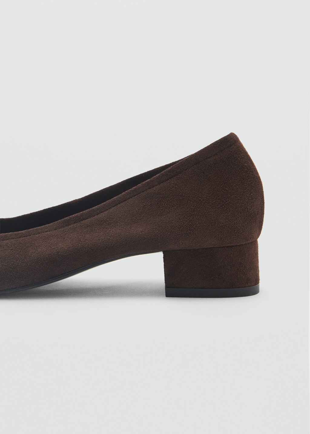 Suede heeled shoes - Chocolate