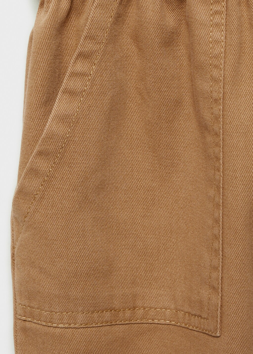 Buttoned long jumpsuit - Medium Brown