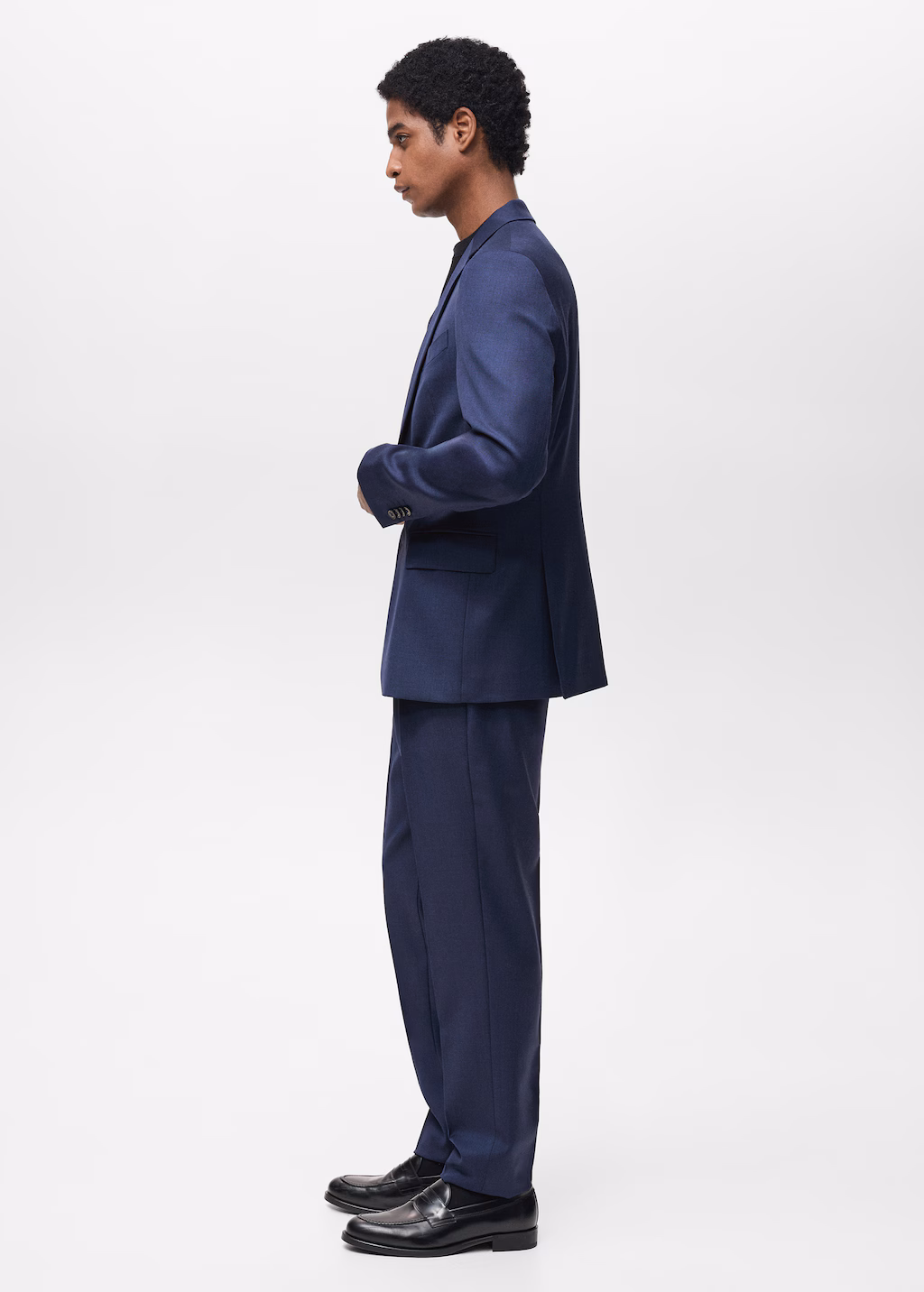 Turin 100% virgin wool suit trousers - Beige