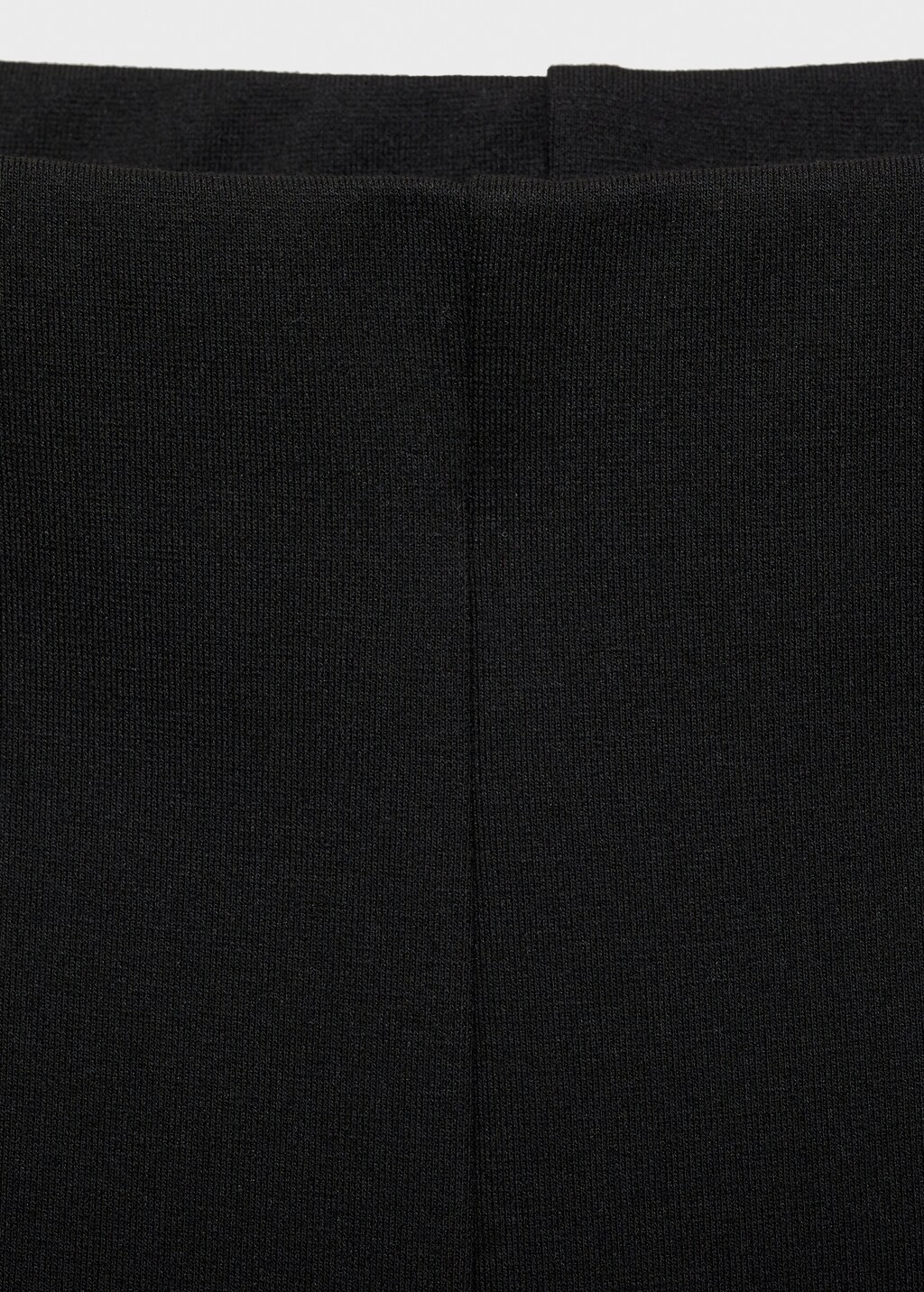 Knitted trousers with contrasting stripes - Black