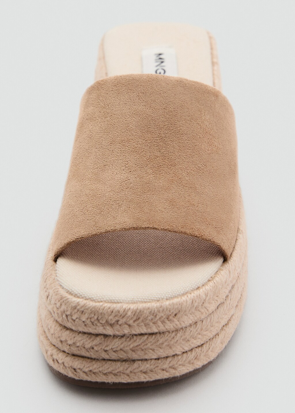 Esparto platform sandals - Medium Brown