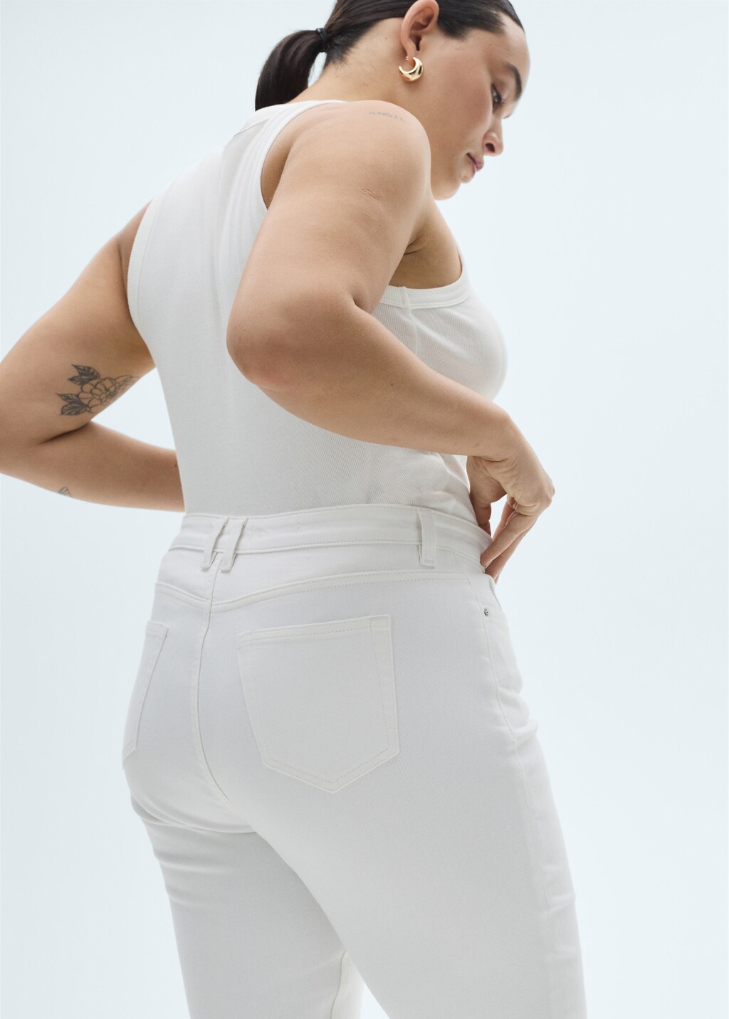 Mid-rise skinny jeans - Dark Blue