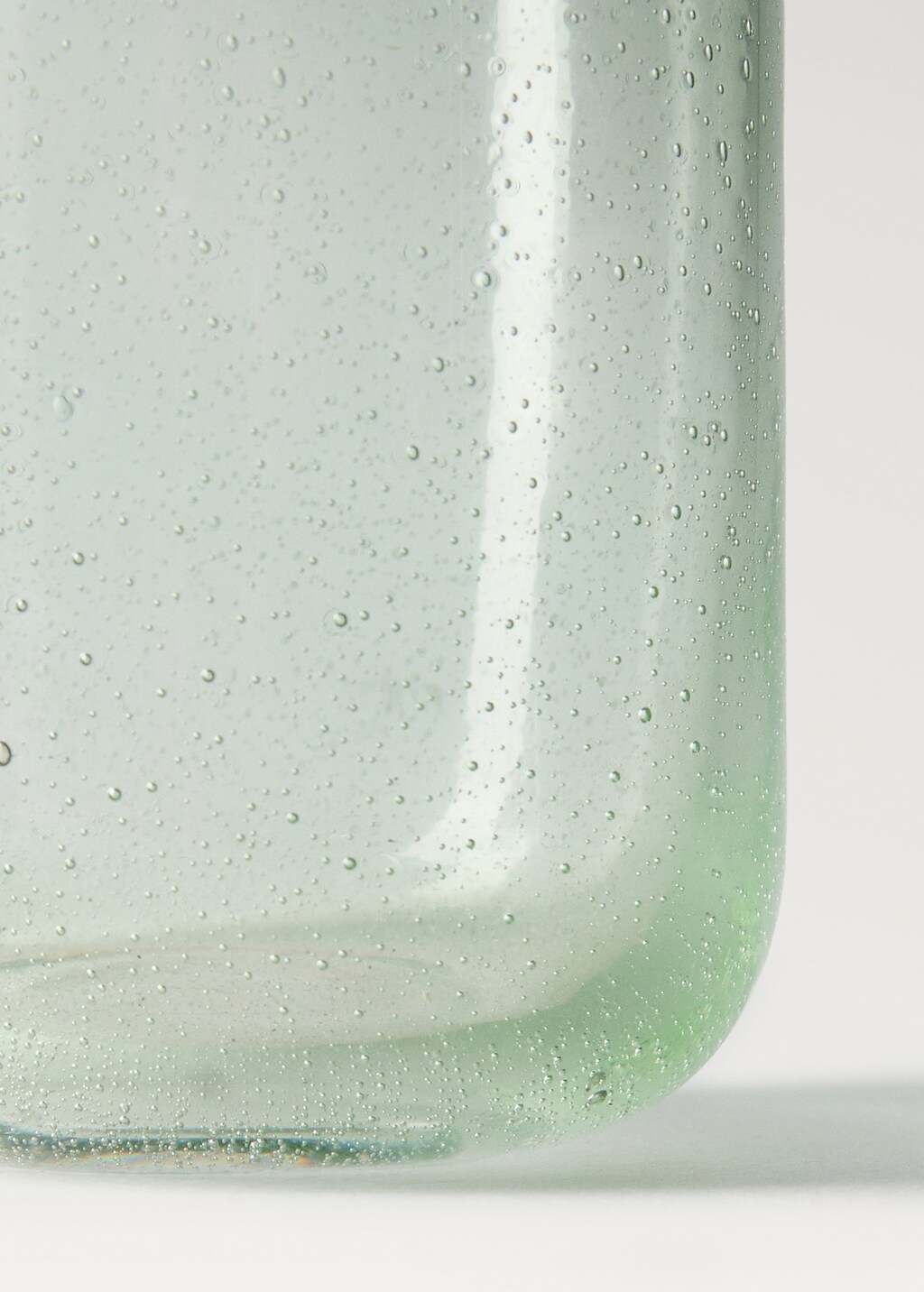 Bubble-glass glass - Ochre