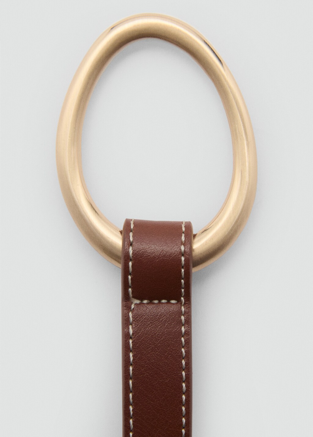 Thin-ring belt - Brown