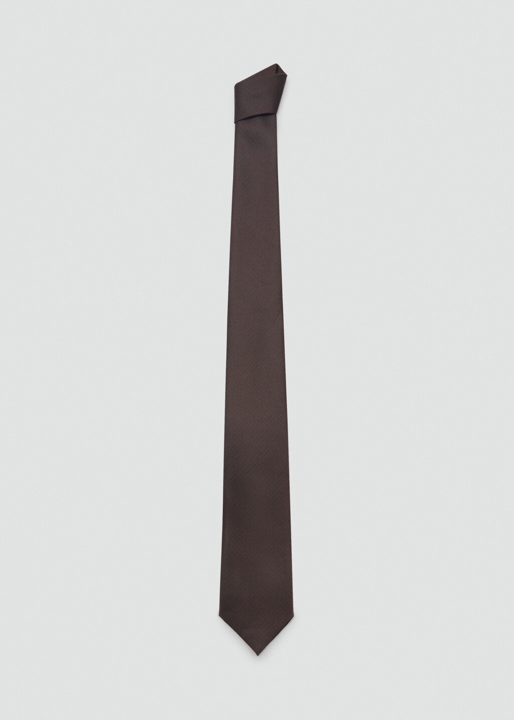 Smooth micro-structured tie - Burgundy
