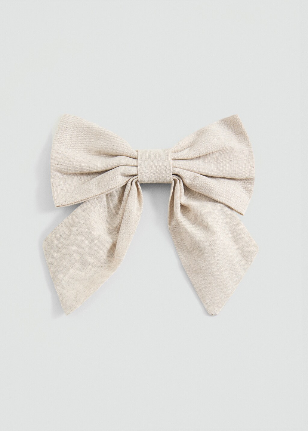 Bow hairclip - Sand