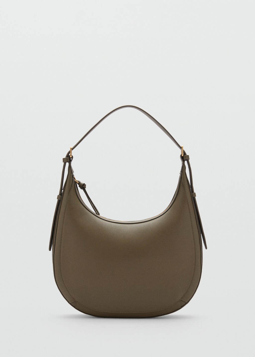 Oval shoulder bag - Off White