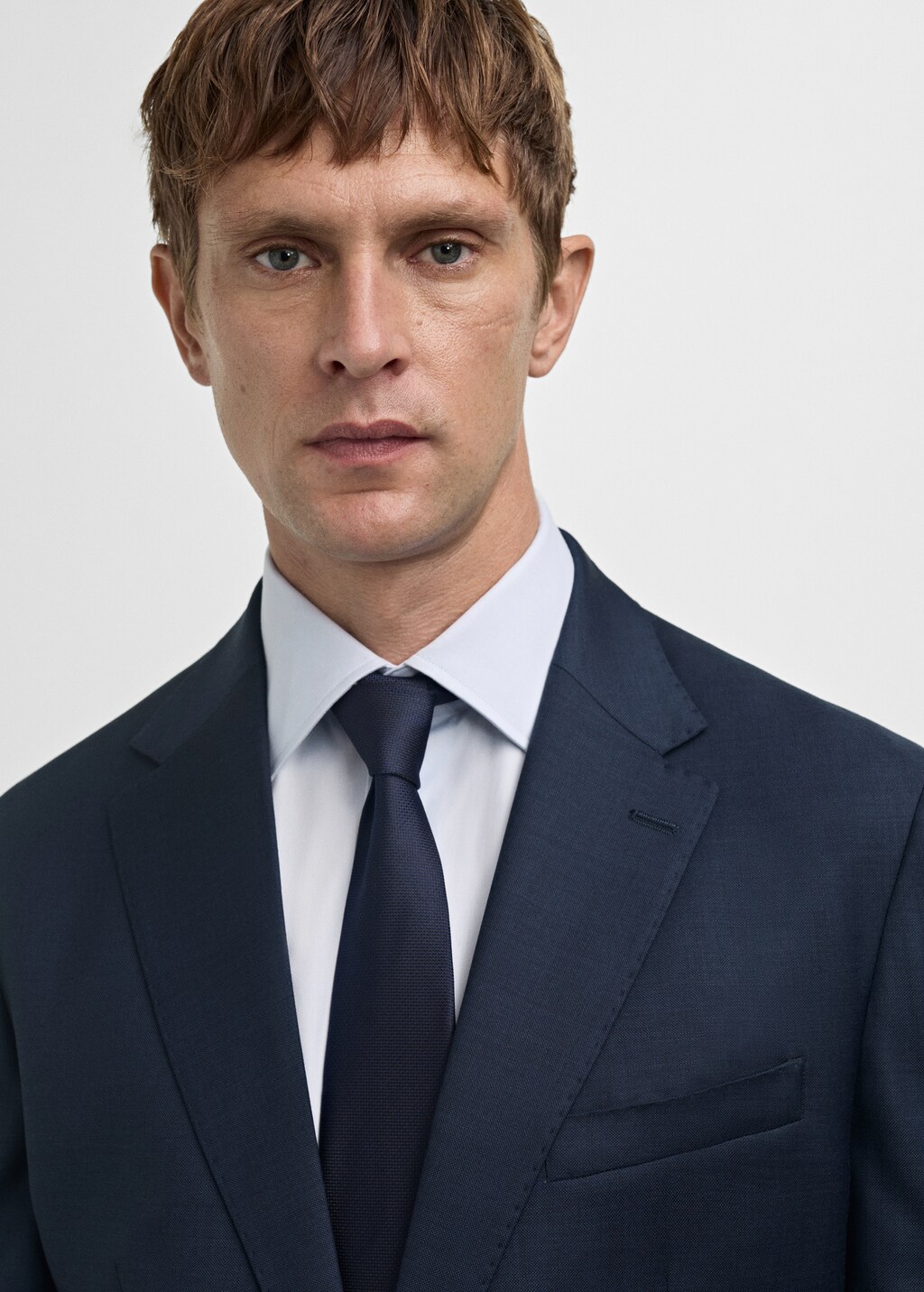 Venice 100% virgin wool suit jacket - Dark Navy