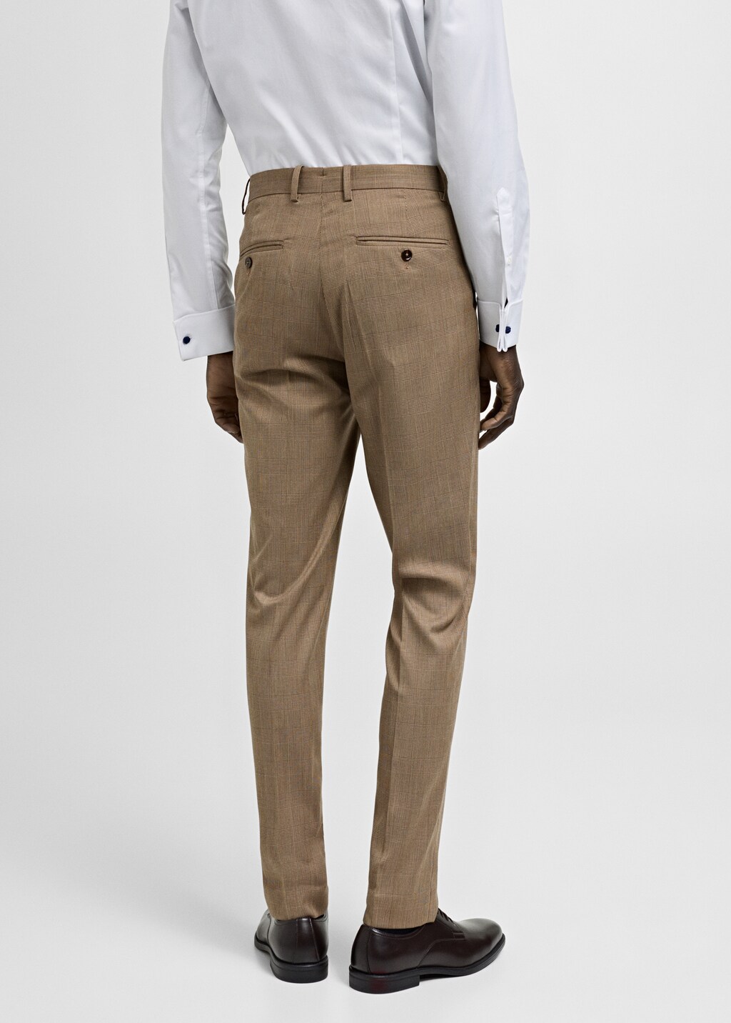 Milan slim-fit suit trousers - Grey