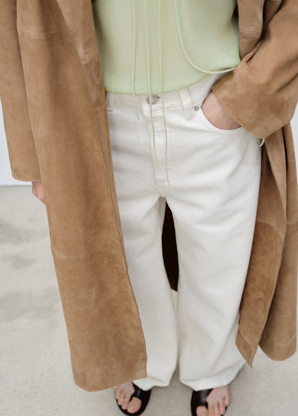 High-rise balloon jeans - Medium Blue