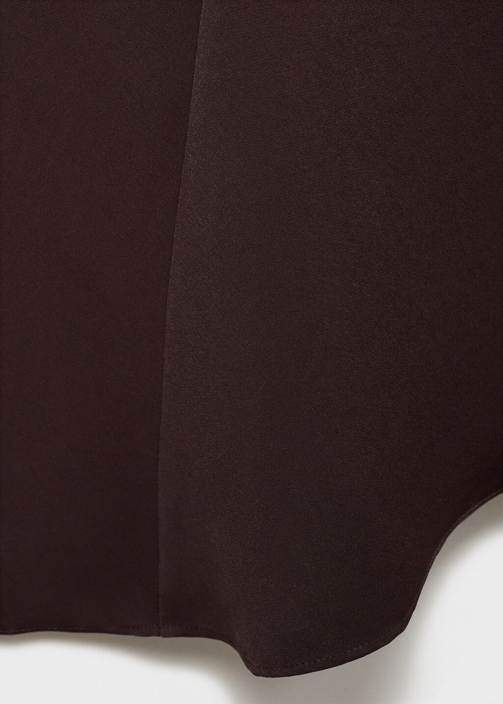 Midi-dress with draped waist - Brown