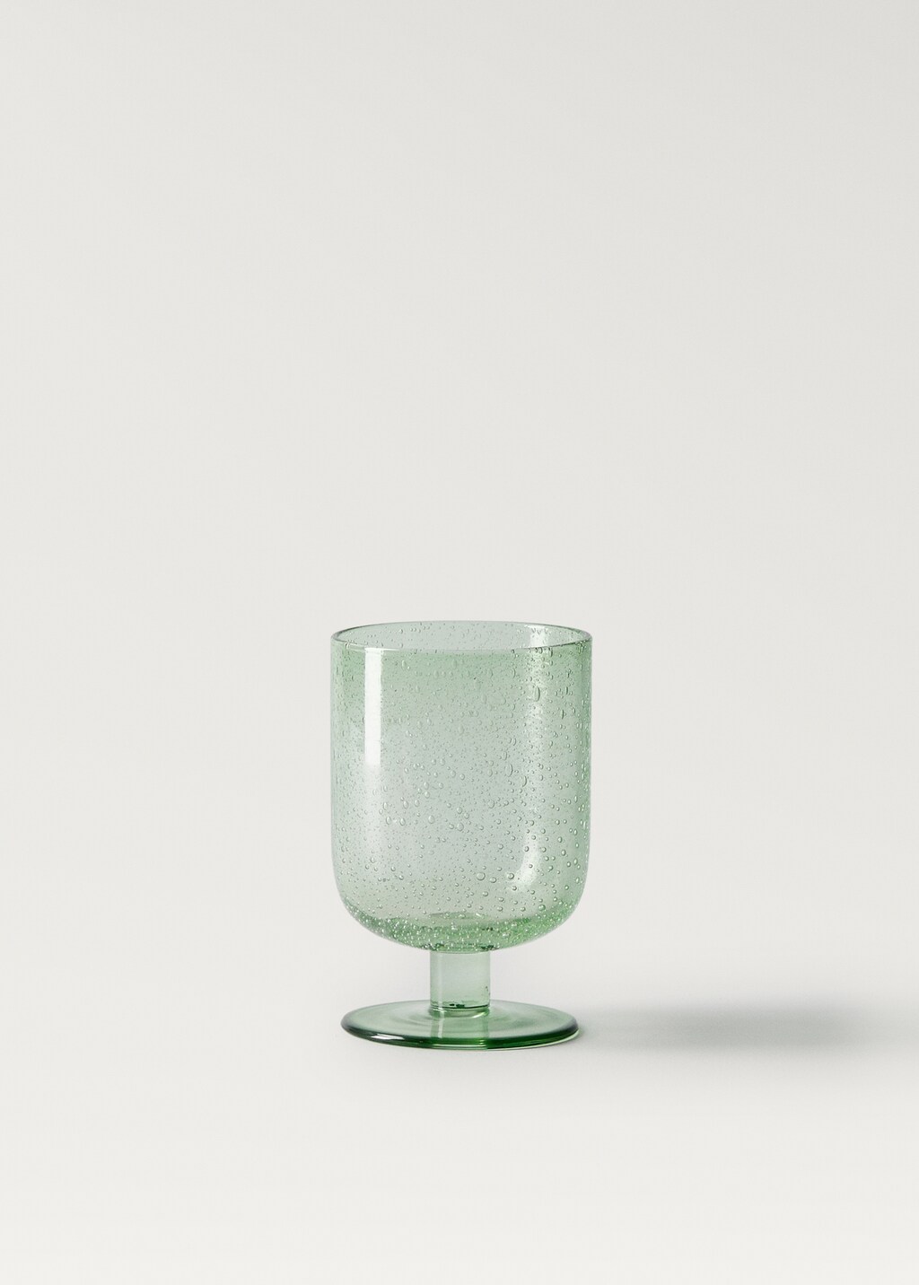 Bubble-glass stem glass - Blue