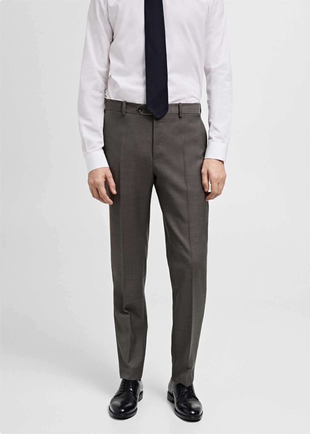 Venice 100% virgin wool suit trousers - Grey