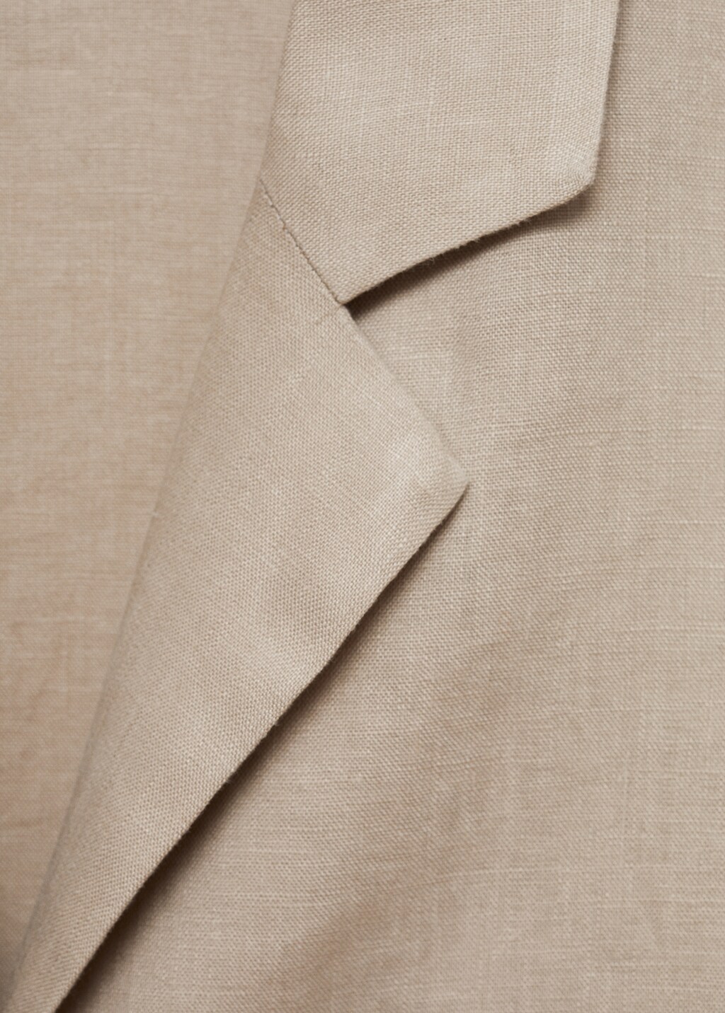 Linen-blend shirt - Sand