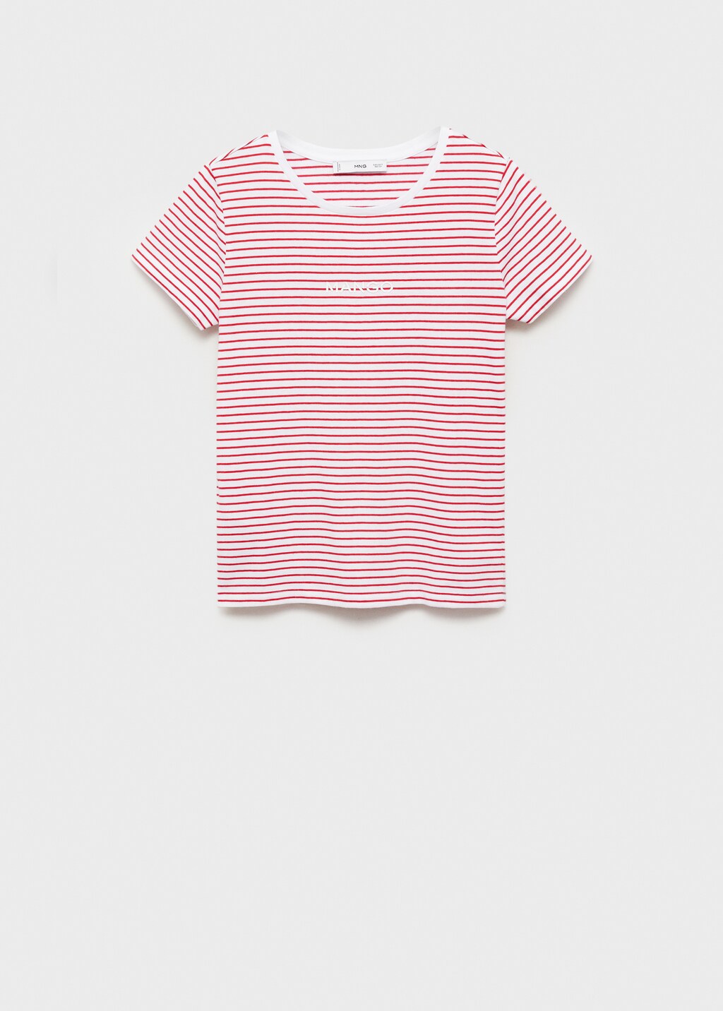 Striped logo T-shirt - Navy