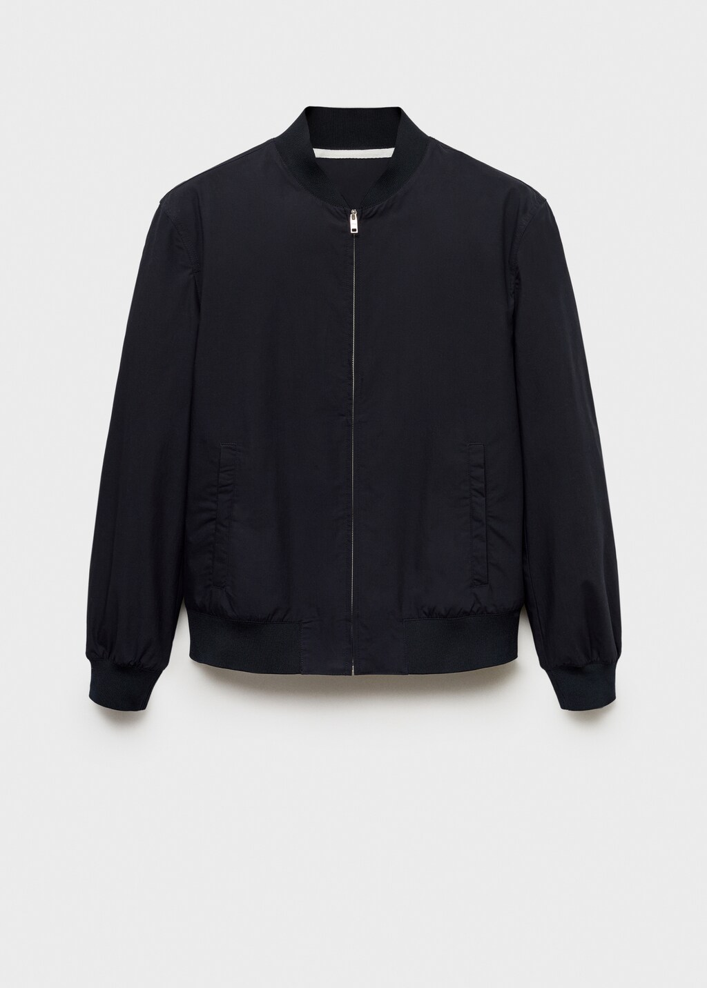100% cotton bomber jacket - Dark Navy