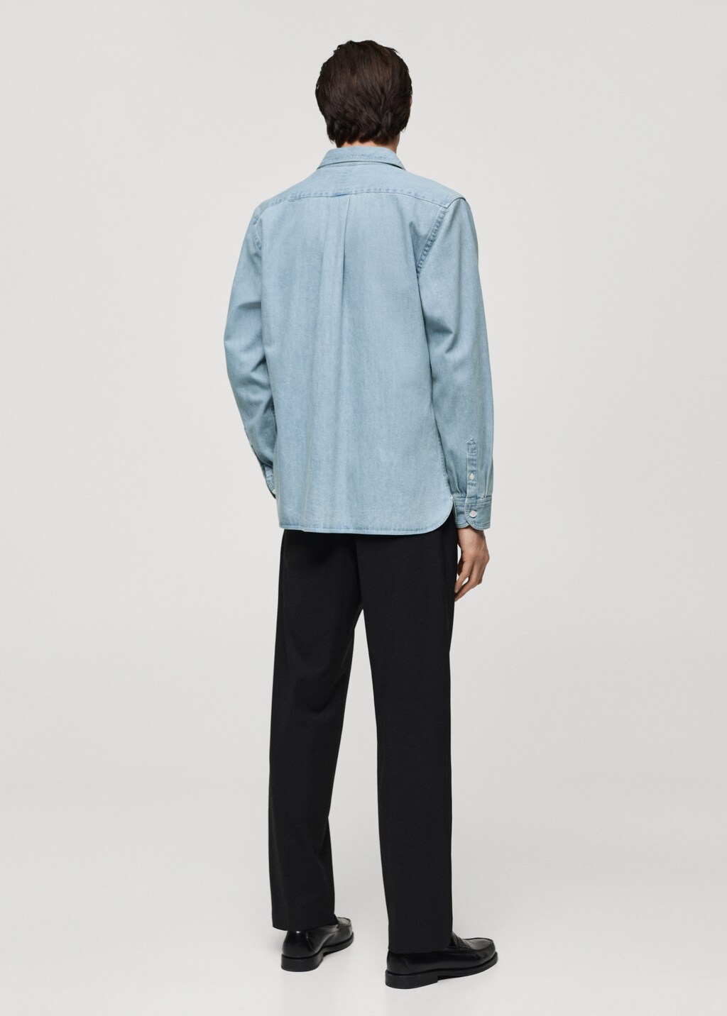 Regular fit denim shirt - Medium Blue