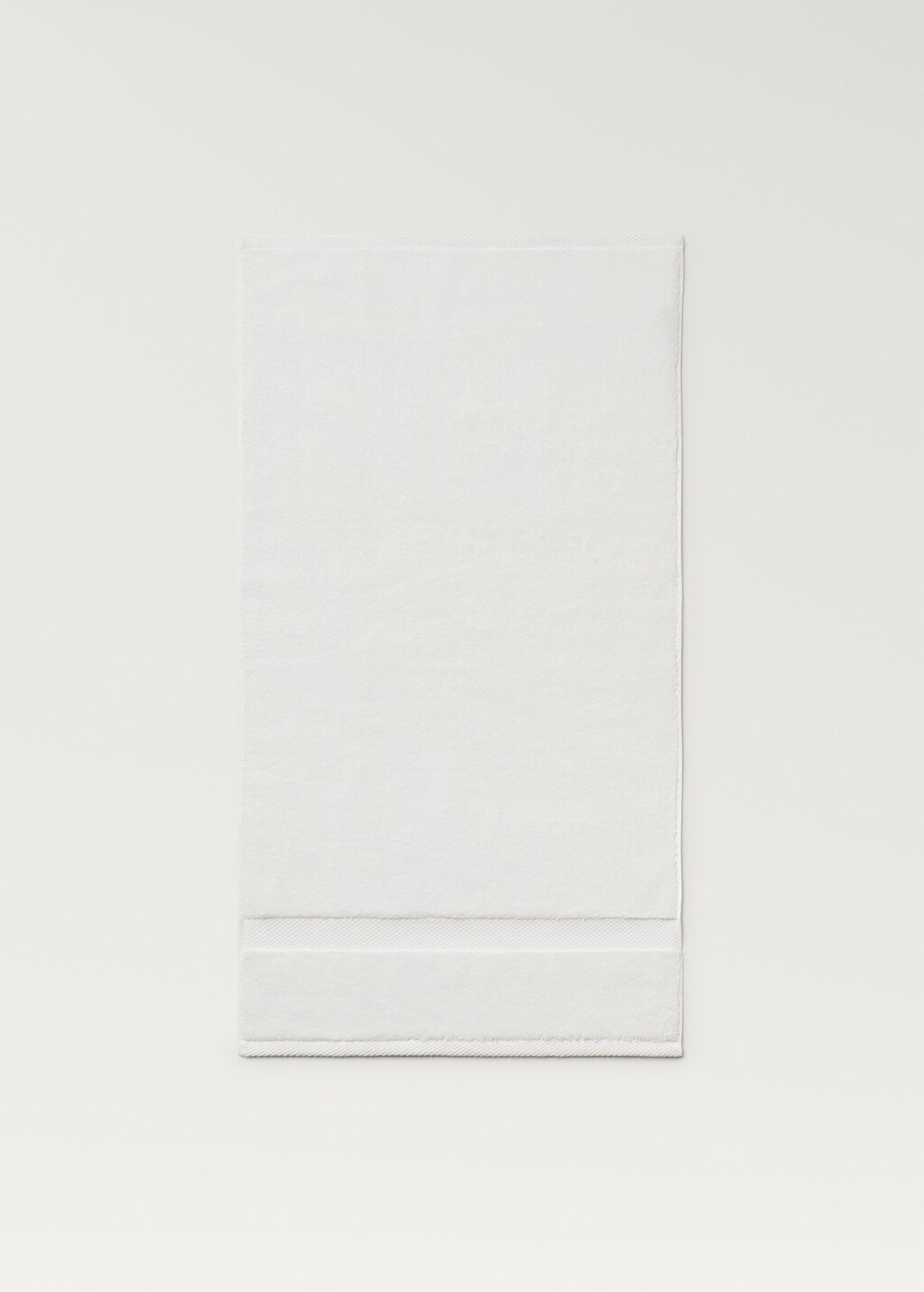 Extra-soft cotton hand towel - White