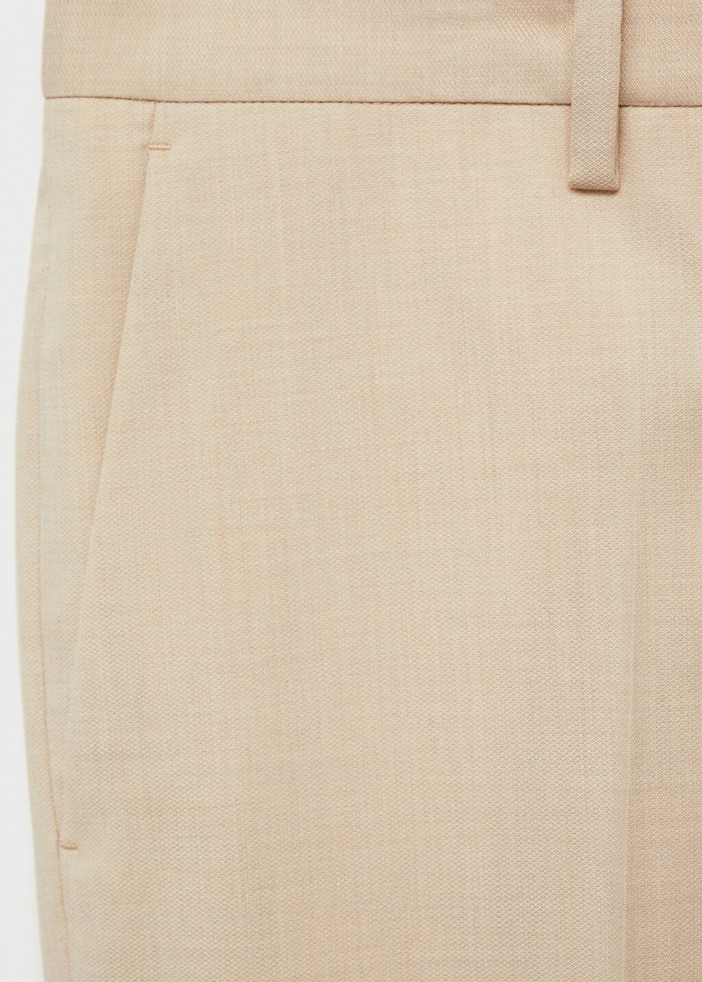 Milan slim-fit suit trousers - Ecru