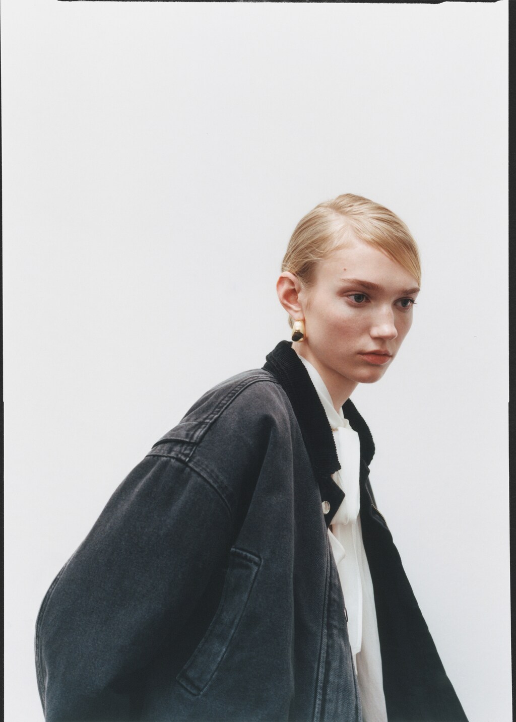 Volume hoop earrings - Silver