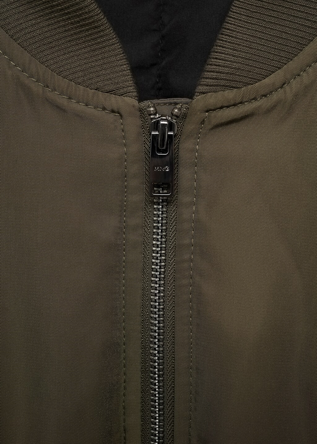 Quilted water-repellent bomber jacket - Dark Navy