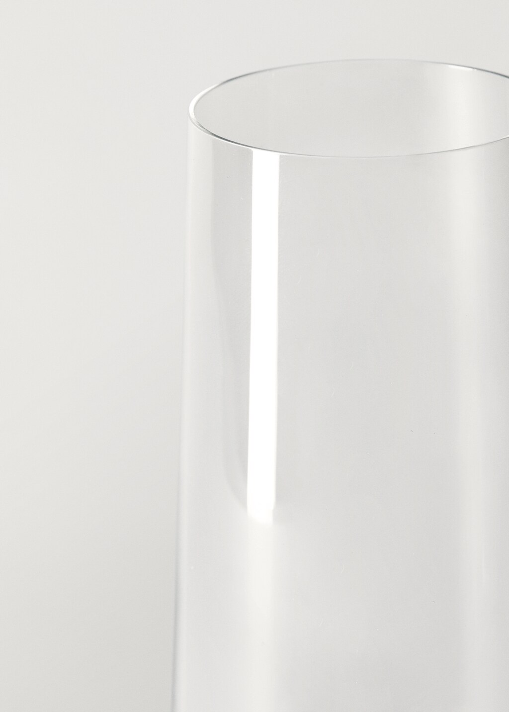 Crystal flute cup - Ice Grey